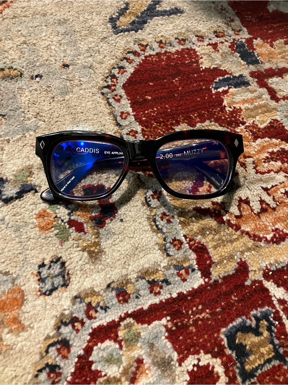 Caddis Muzzy Eyeglasses Readers +2.00 Tortoise Frames Unisex